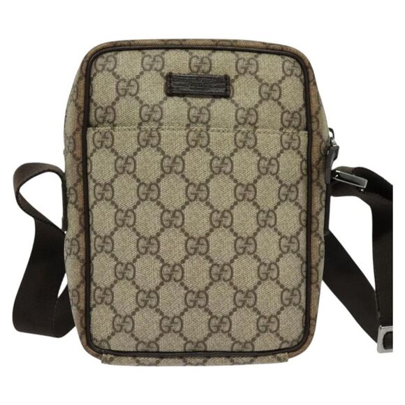 Gucci Gg Canvas Beige Canvas Shoulder Bag (Pre-Owned) - Picture 1 of 16